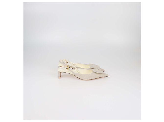 Jacquemus Beige Chiaro I Low Duelo Slingback Pumps - vista 3