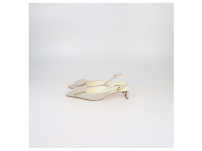 Jacquemus Beige Chiaro I Low Duelo Slingback Pumps - vista 4