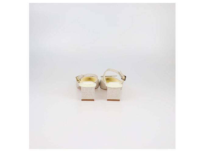 Jacquemus Beige Chiaro I Low Duelo Slingback Pumps - vista 5
