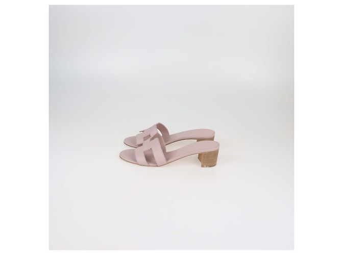 Hermès Sandali Oasis Epsom Perlino Beige Hermes - vista 4