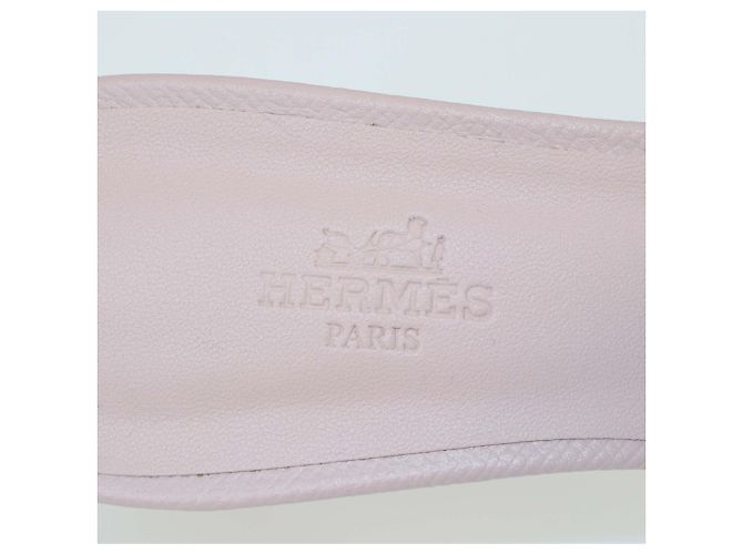 Hermès Sandali Oasis Epsom Perlino Beige Hermes - vista 6