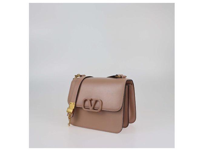 Borsa a Spalla Valentino Beige Media VSling - vista 2