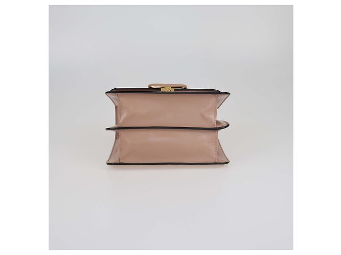 Borsa a Spalla Valentino Beige Media VSling - vista 4