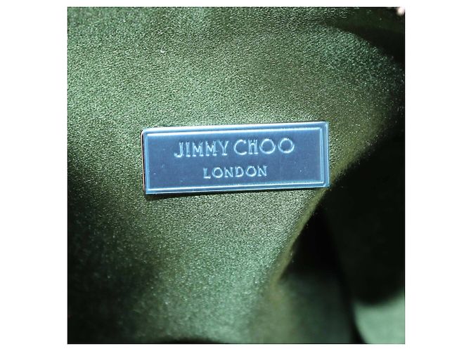 Borsa Clutch Callie Verde Jimmy Choo - vista 5