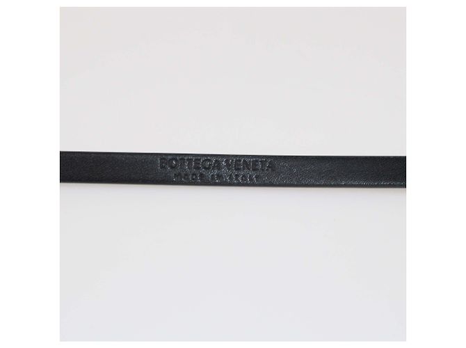 Cinto triangular preto skinny Bottega Veneta - vista 5