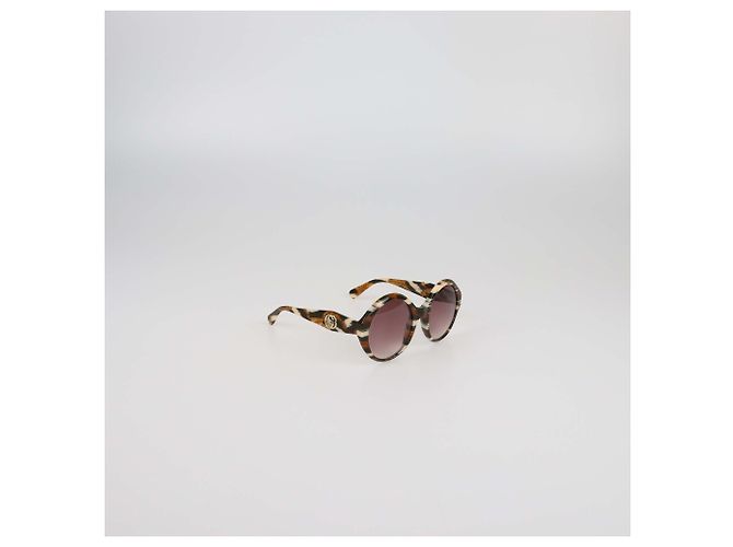 Gucci Multicolor/Burgundy Gradient Round Sunglasses - view 2
