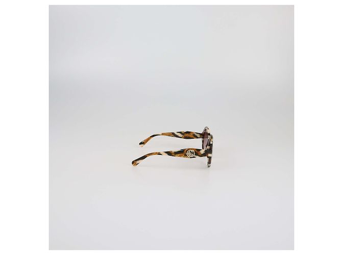 Gucci Multicolor/Burgundy Gradient Round Sunglasses - view 3