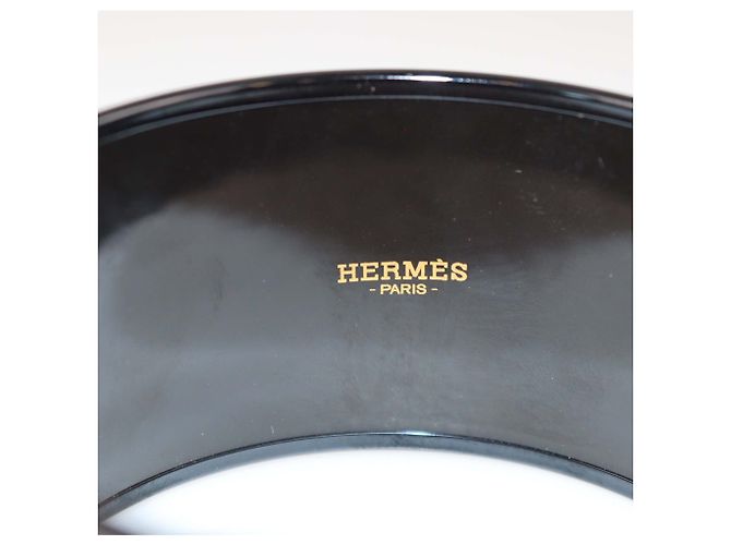 Hermès Bracciale Extra Larghezza Collier De Print PVD Nero/Multicolore Hermes - vista 5