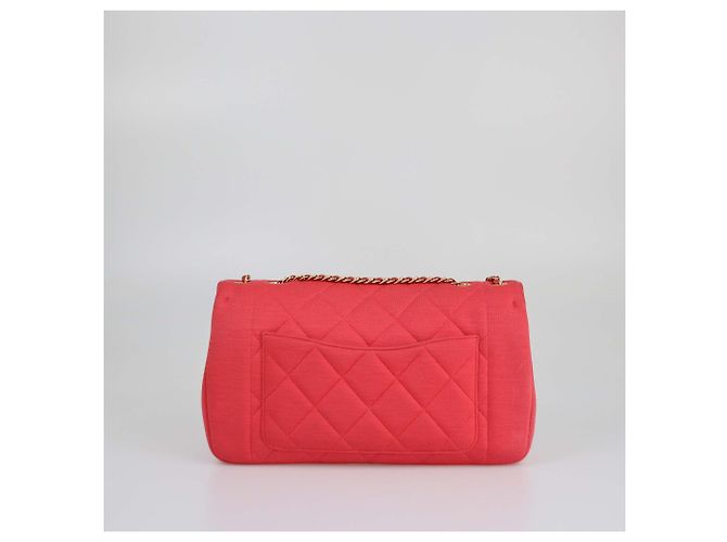 Borsa Diana in jersey trapuntato rosa blush di Chanel - vista 3