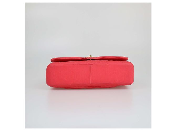 Borsa Diana in jersey trapuntato rosa blush di Chanel - vista 4