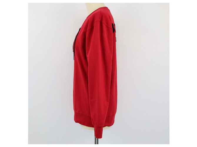 Rotes B Logo Besticktes Sweatshirt von Balmain - Ansicht 2