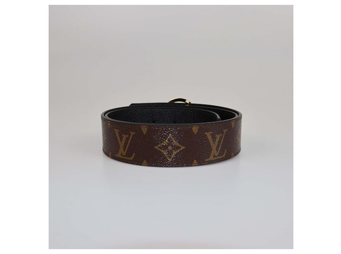 Cinturón reversible Louis Vuitton Monogram LV Circle negro - vista 2