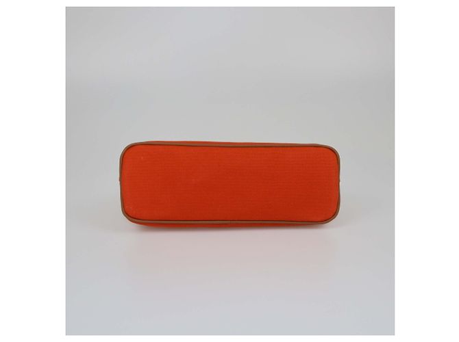 Hermès Orange Canvas Medium Bolide Case - Ansicht 4
