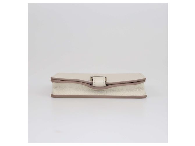 Tarjetero Dogon en gris perla de Hermès - vista 4
