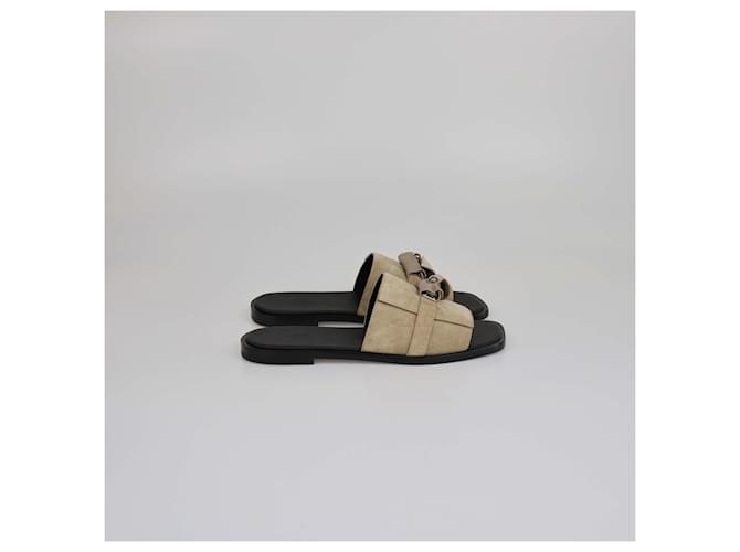 Hermès Sandali Gabriel Beige Hermes - vista 3