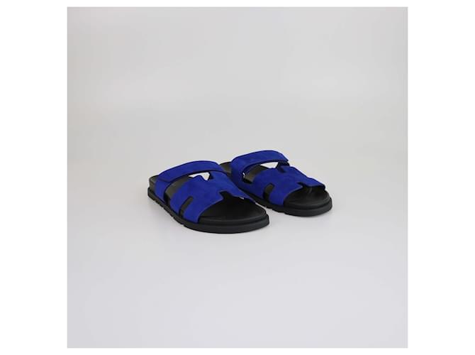 Sandali Chypre Blu Smalt Hermès - vista 2