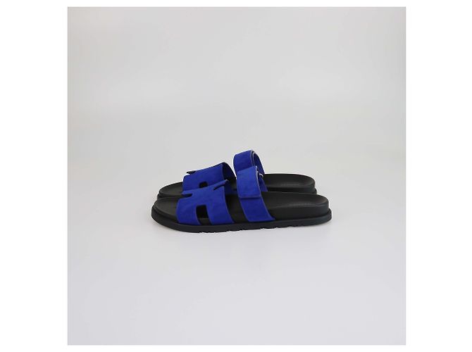 Sandali Chypre Blu Smalt Hermès - vista 4