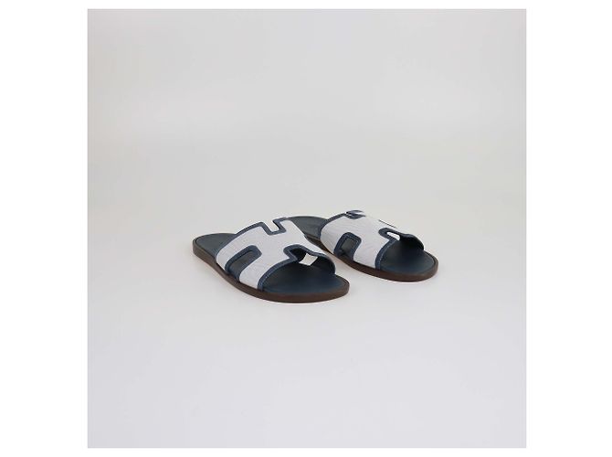Hermès Sandali Izmir Blu Celeste Hermes Blu chiaro - vista 2