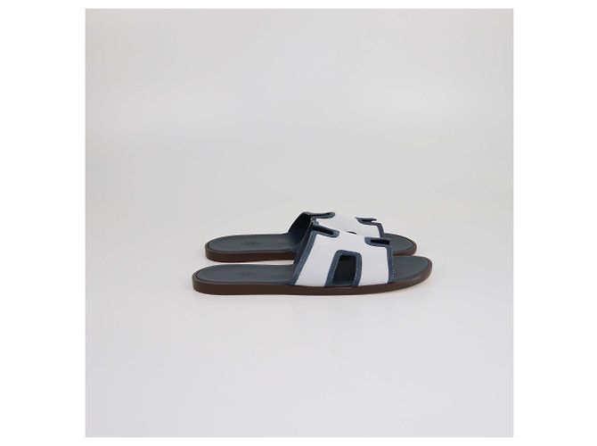 Hermès Sandali Izmir Blu Celeste Hermes Blu chiaro - vista 3