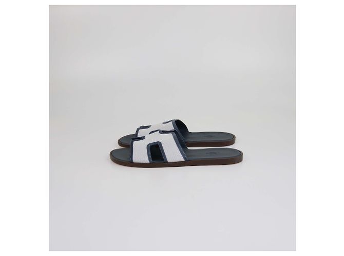 Hermès Sandali Izmir Blu Celeste Hermes Blu chiaro - vista 4