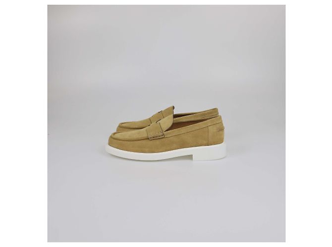 Mocassini Hermès Beige Albastre Guillaume - vista 4