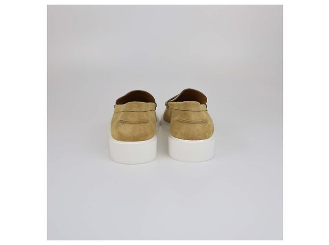 Mocassini Hermès Beige Albastre Guillaume - vista 5