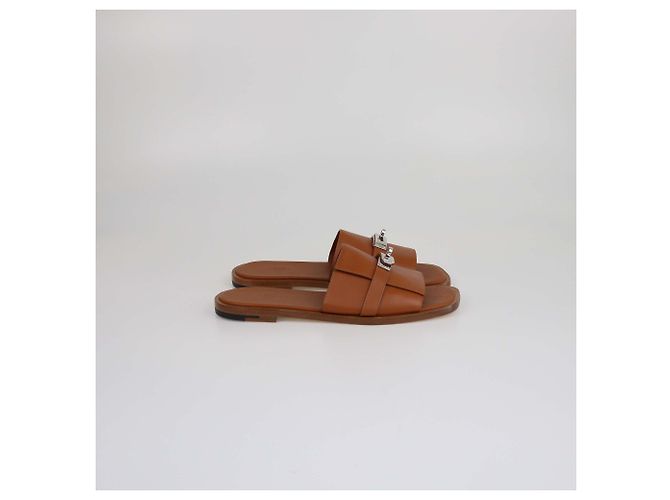 Hermès Sandali Gabriel Naturale Hermes - vista 3