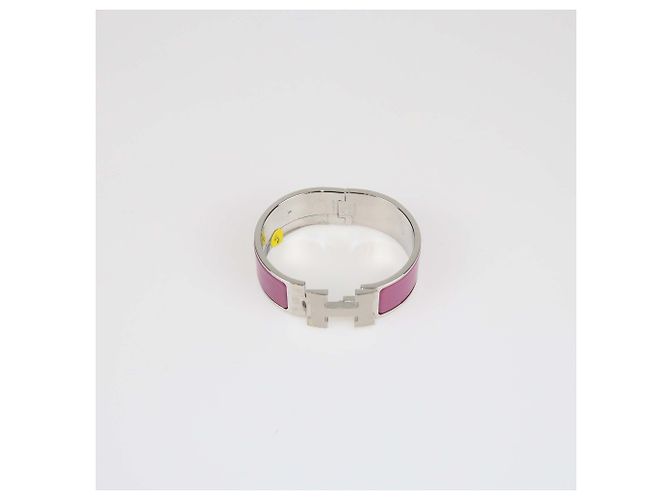 Bracelet PM Clic Clac H Rose Azalee d'Hermès - vue 5