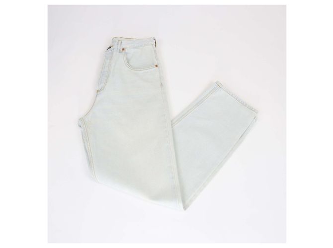 Pantalones de mezclilla azul lavado con botón Gucci - view 3