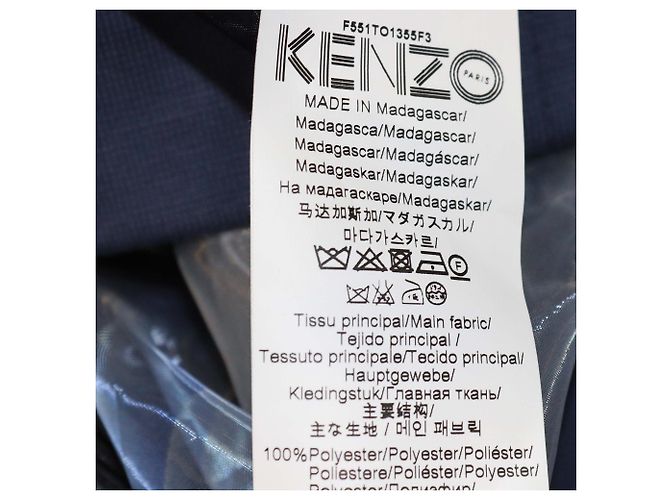 Transparenter bestickter Organza-Pullover Kenzo - Ansicht 6