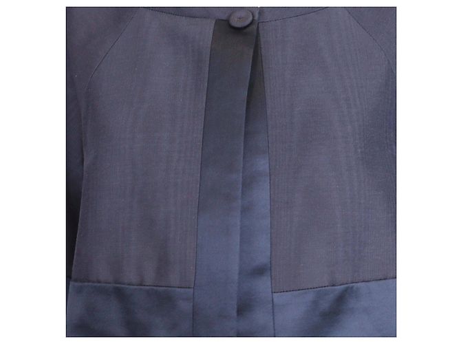 Alice by Temperley Temperley Marineblau Palais Cropped Jacke - Ansicht 4
