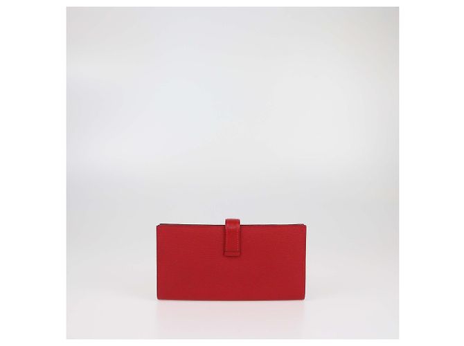 Hermès Cartera Bearn Roja Vivo de Hermes - vista 4