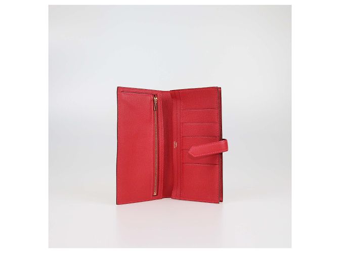 Hermès Cartera Bearn Roja Vivo de Hermes - vista 5