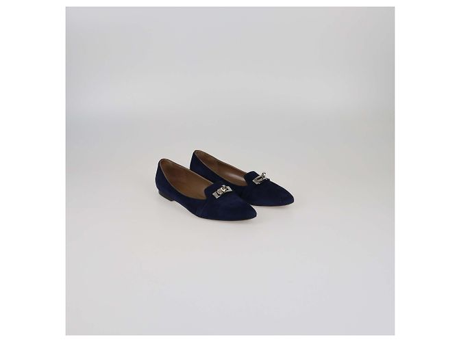 Hermès Ballerine Kelly Pegase Blu Navy Hermes - vista 2