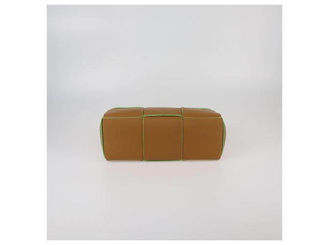 Bottega Veneta Borsa Arco Piccola Intreccio Marrone/Verde - vista 5