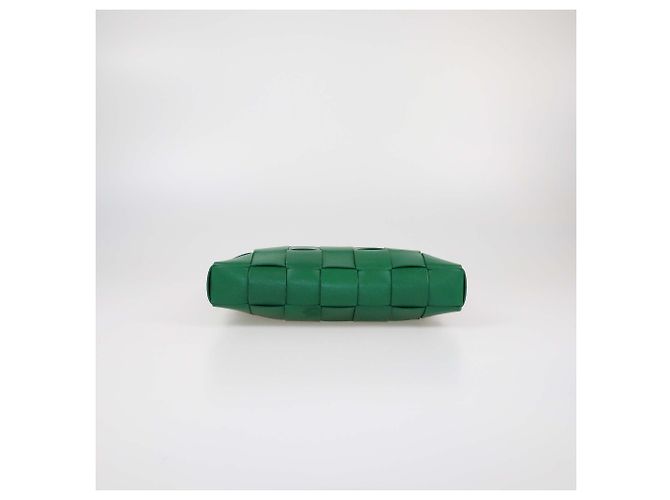 Bottega Veneta Pouch Snap Intreccio Verde - vista 4