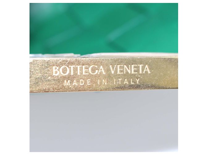 Bottega Veneta Pouch Snap Intreccio Verde - vista 5