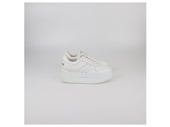 Céline Baskets à talon compensé blanches Celine - vue 3