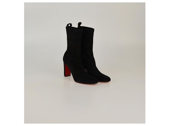 Stivali medi Gena neri Christian Louboutin Nero - vista 2