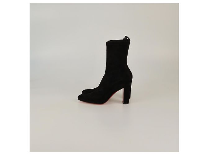 Stivali medi Gena neri Christian Louboutin Nero - vista 4
