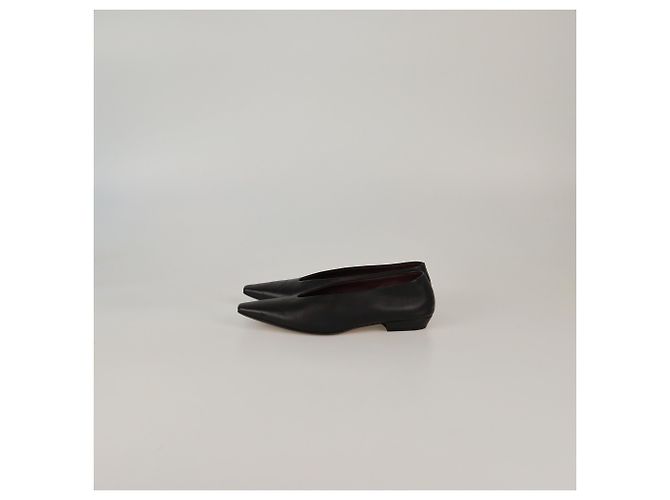 Pantofole nere a punta Bottega Veneta Nero - vista 4