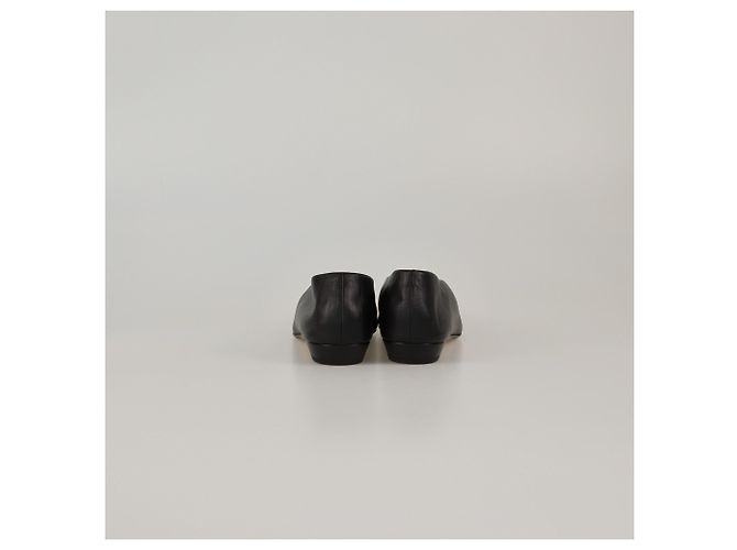 Pantofole nere a punta Bottega Veneta Nero - vista 5