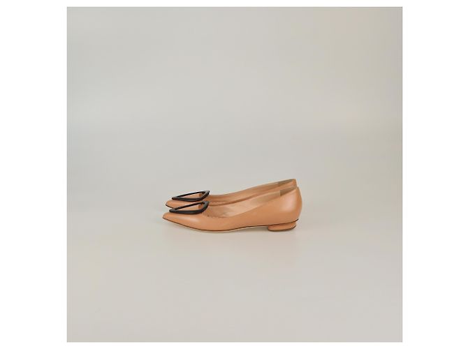 Spitze Pumps Rupert Sanderson in Pfirsich/Schwarz - Ansicht 4