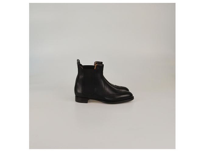 Botas negras Brighton de longitud al tobillo de Hermès Negro - vista 3