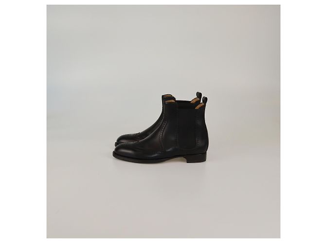 Botas negras Brighton de longitud al tobillo de Hermès Negro - vista 4