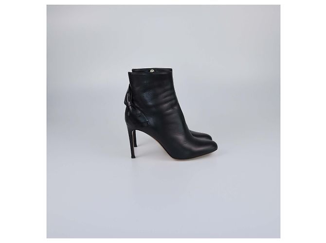 Schwarze Schleifen-Stiefeletten von Valentino - Ansicht 3