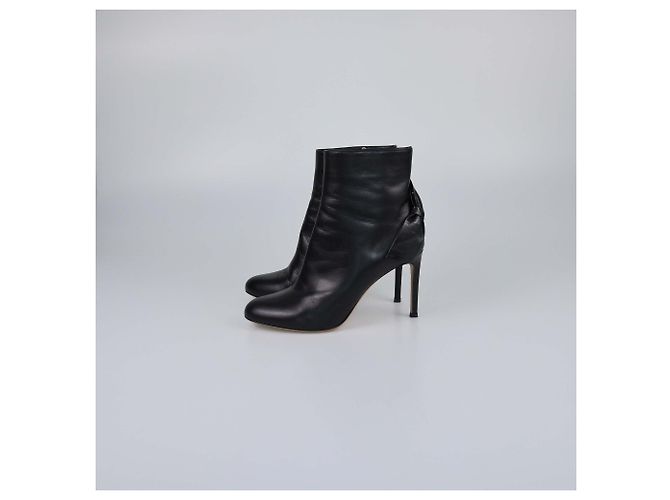 Schwarze Schleifen-Stiefeletten von Valentino - Ansicht 4
