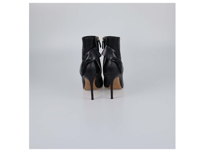 Schwarze Schleifen-Stiefeletten von Valentino - Ansicht 5