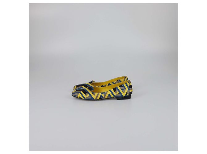 Hermès Hermes Multicolor Pattern Print Flats Multiple colors - view 3