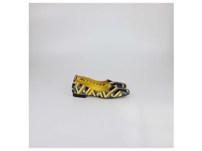 Hermès Hermes Multicolor Pattern Print Flats Multiple colors - view 4